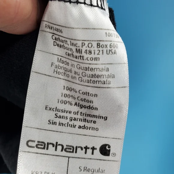 Carhartt black "Love is One" crewneck t-shirt S - Picture 10 of 13